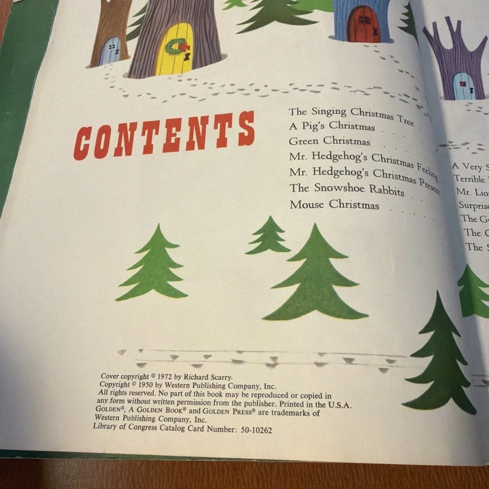 The‎ Animals' Merry Christmas by Richard Scarry (1972, Paperback) Golden Book